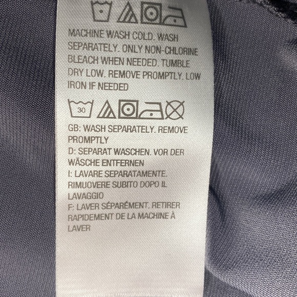 NWOT Susan Graver charcoal gray top with lace bell sleeves. - Picture 5 of 6